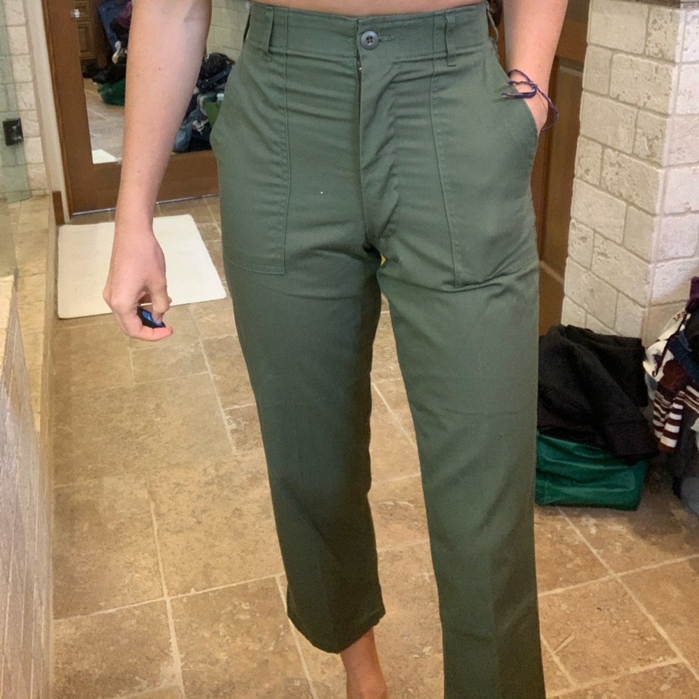 Green Cargo pants